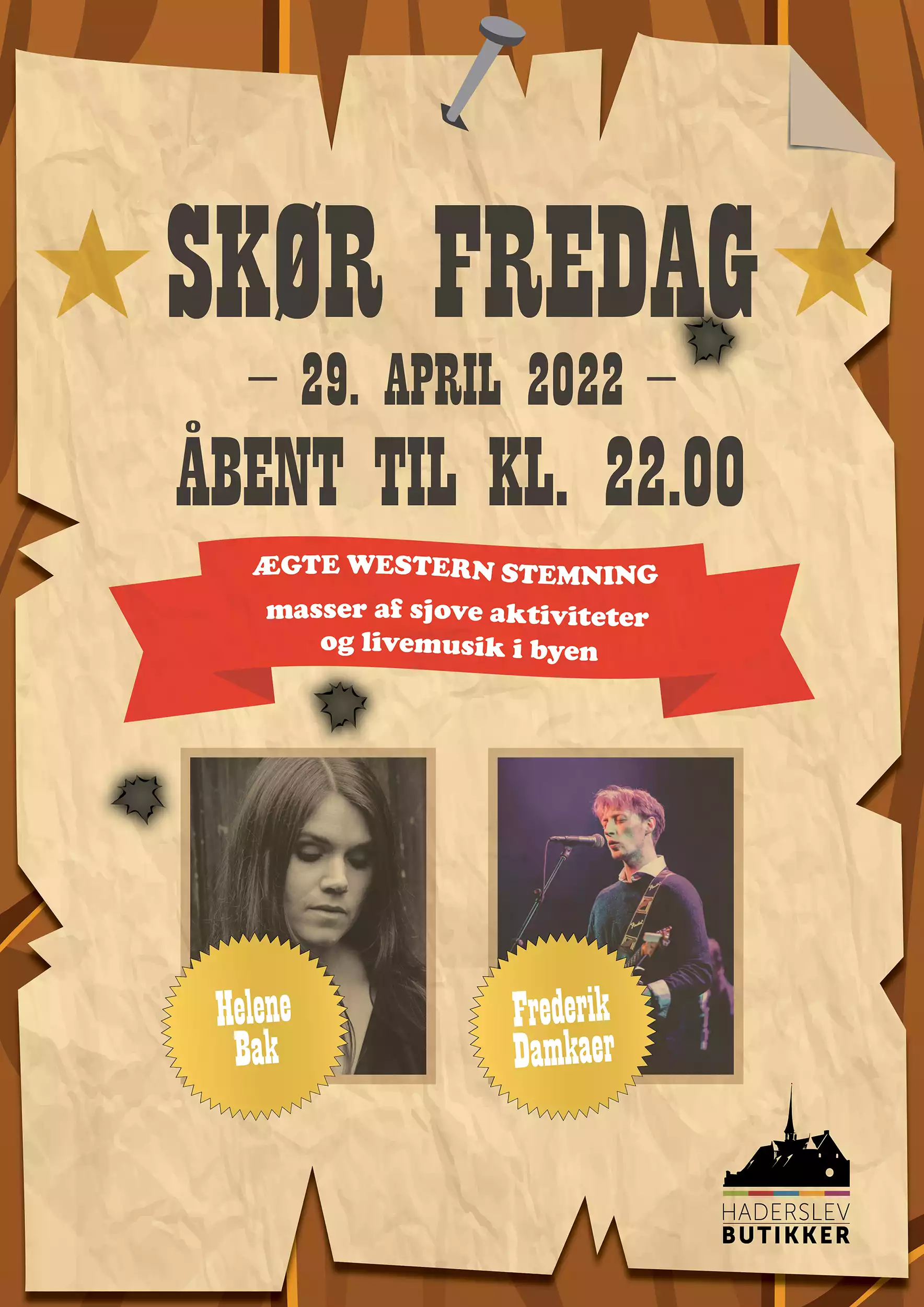 Example of Skør Fredag poster