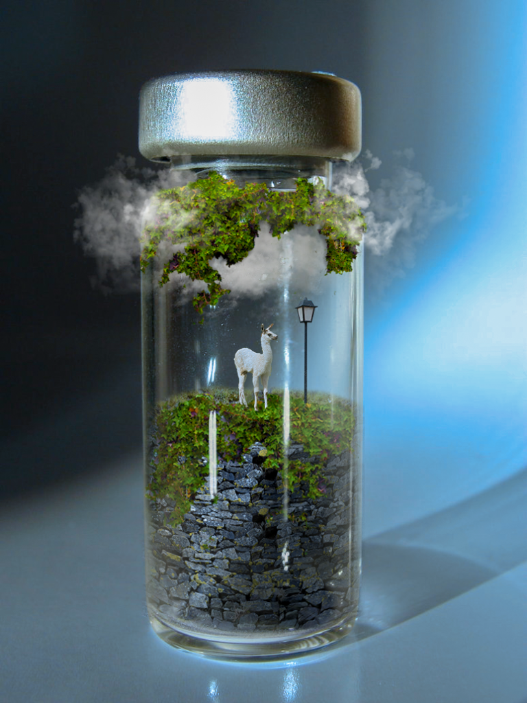 Llama in a Bottle